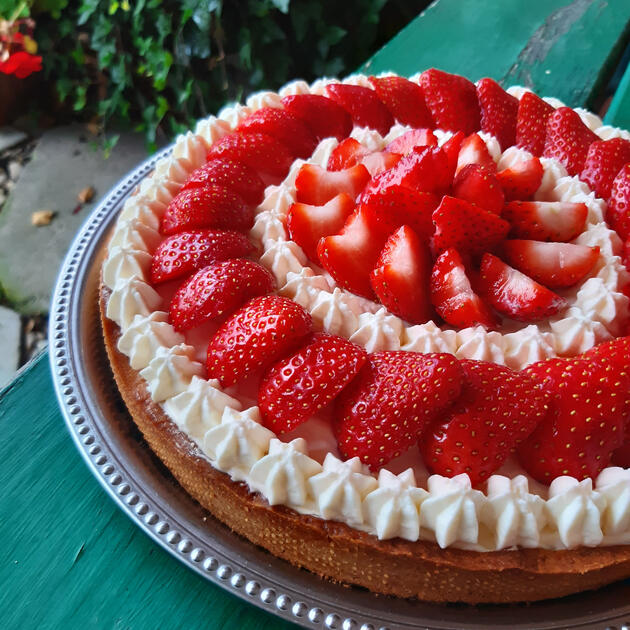 Tarte aux fraises