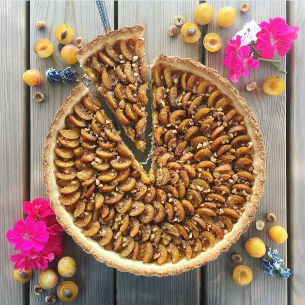 Tarte aux mirabelles